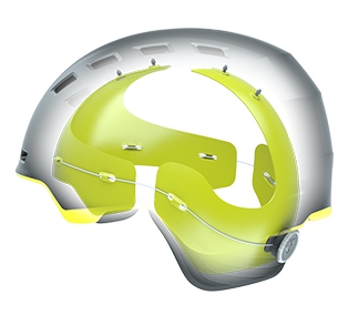 Head Radar Vizierhelm black lime comfortabele skihelm - Ski Outlet