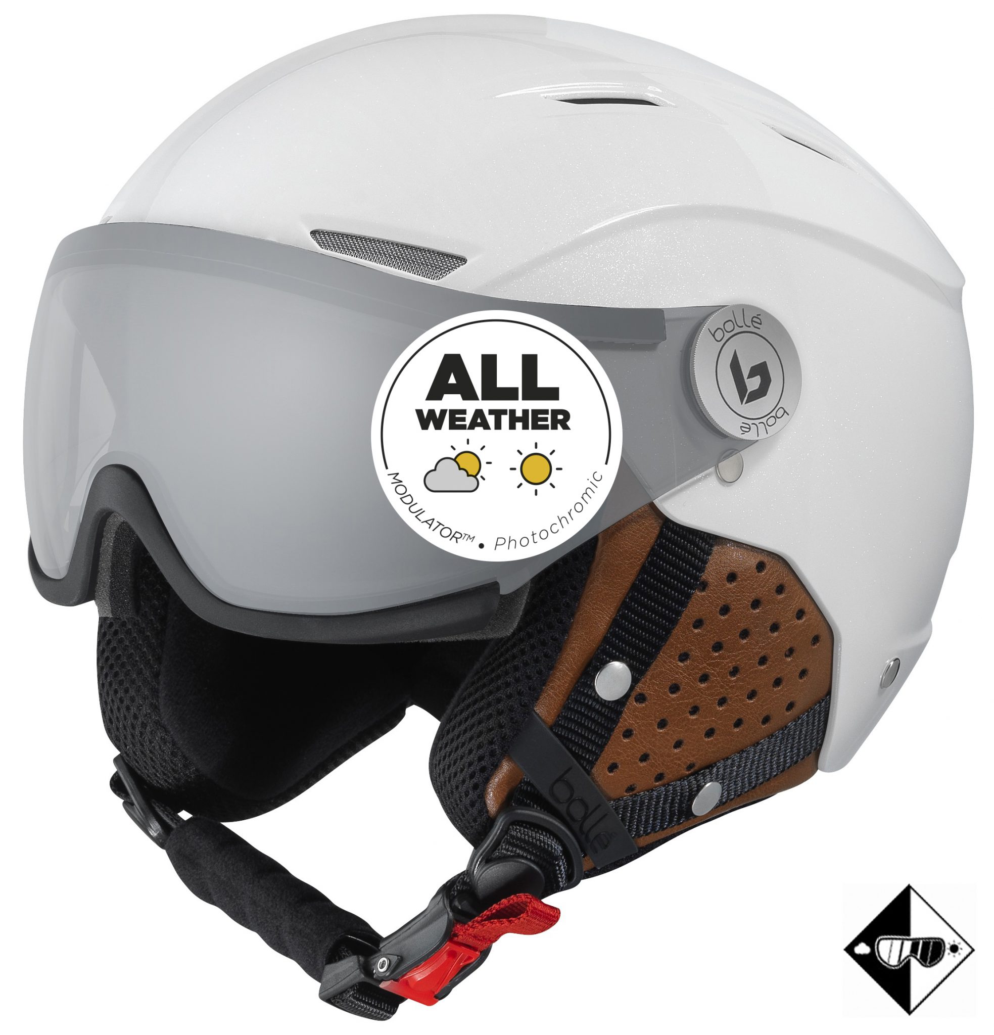 Bollé Backline Visor Premium vizierhelm + meekleurende lens Ski Outlet