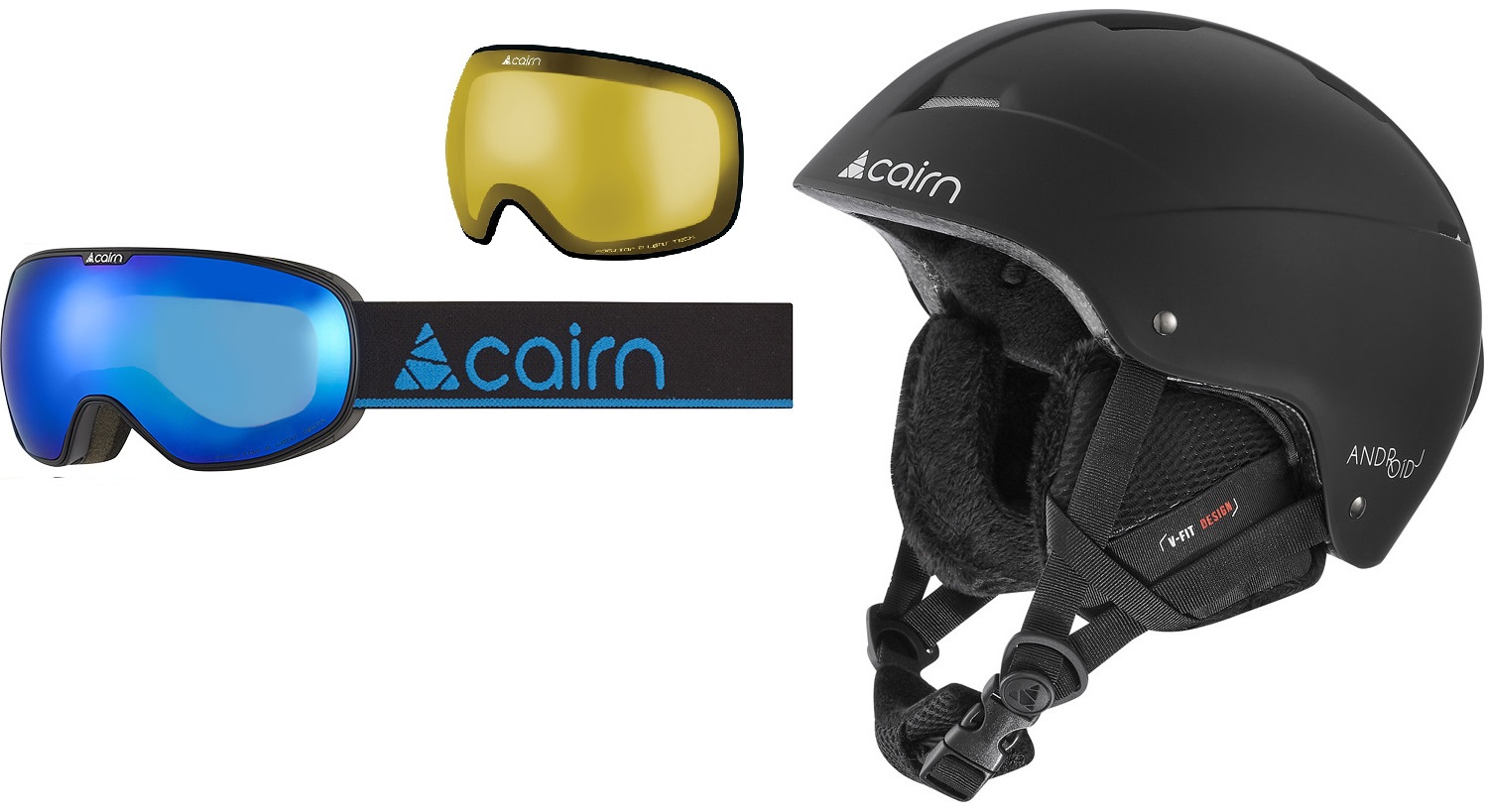 Cairn Android Junior + Magnetik mat black blue Cairn Android Junior + Magnetik mat black blue