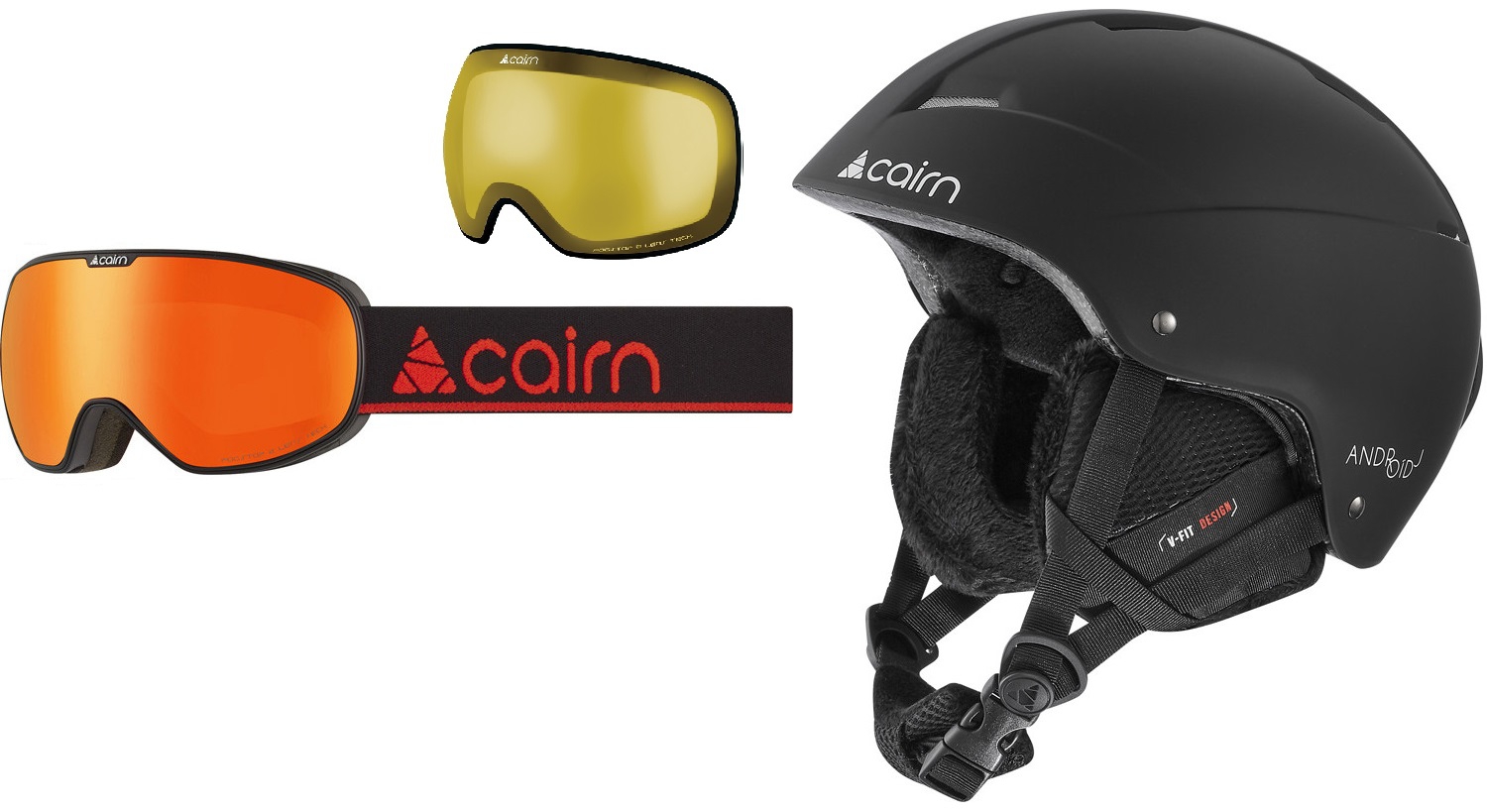 Cairn Android Junior + Magnetik mat black orange Cairn Android Junior + Magnetik mat black orange
