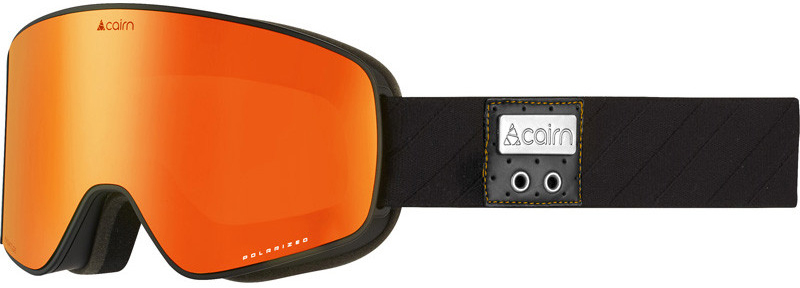 Cairn Magnitude Polarized mat black orange gepolariseerde skibril met een oranje lens