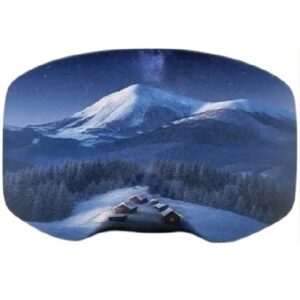 GoggleSoc Besneeuwde bergen bosrand GoggleSoc Besneeuwde bergen bosrand
