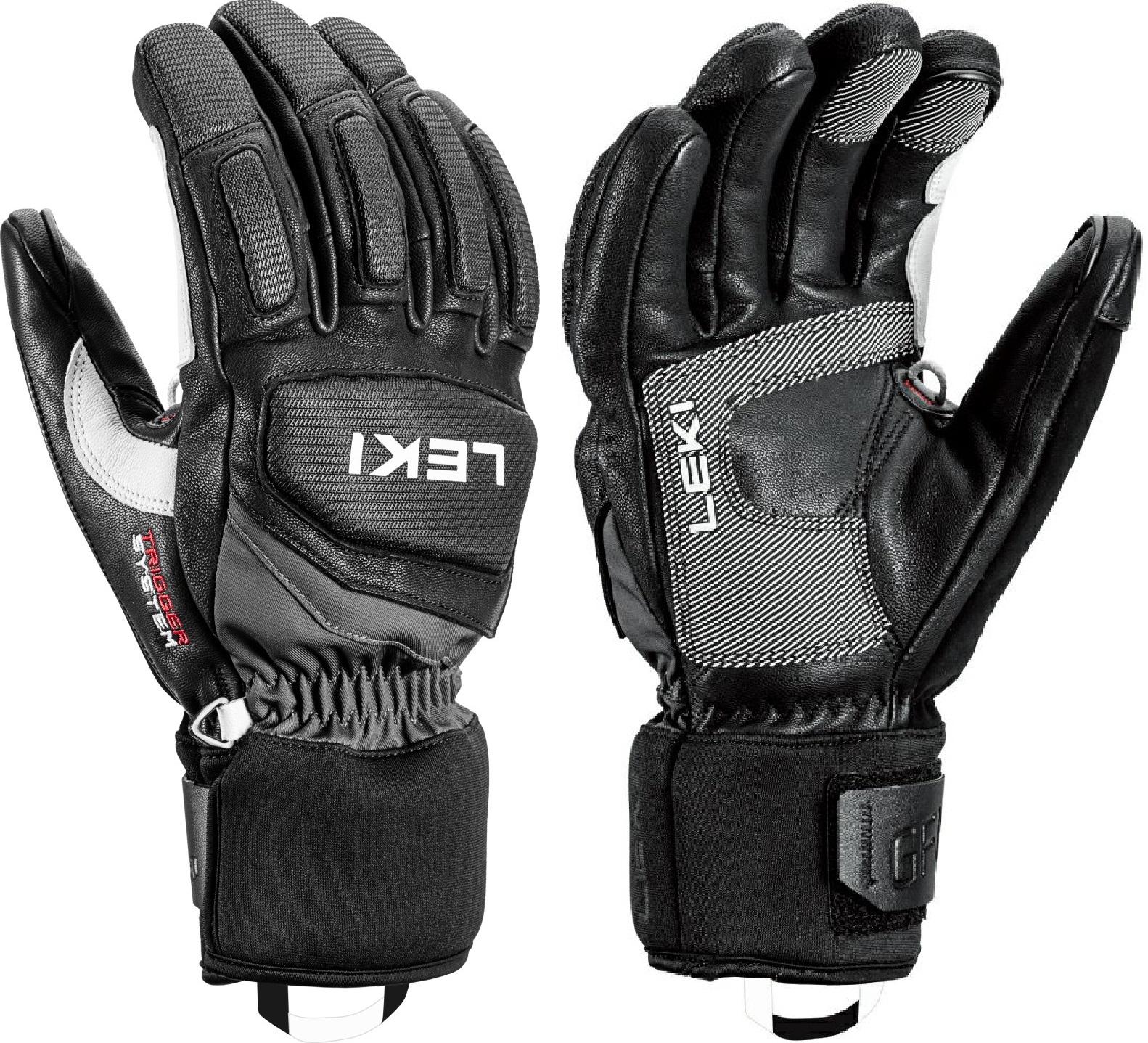 Leki Griffin Pro 3D black white 2024