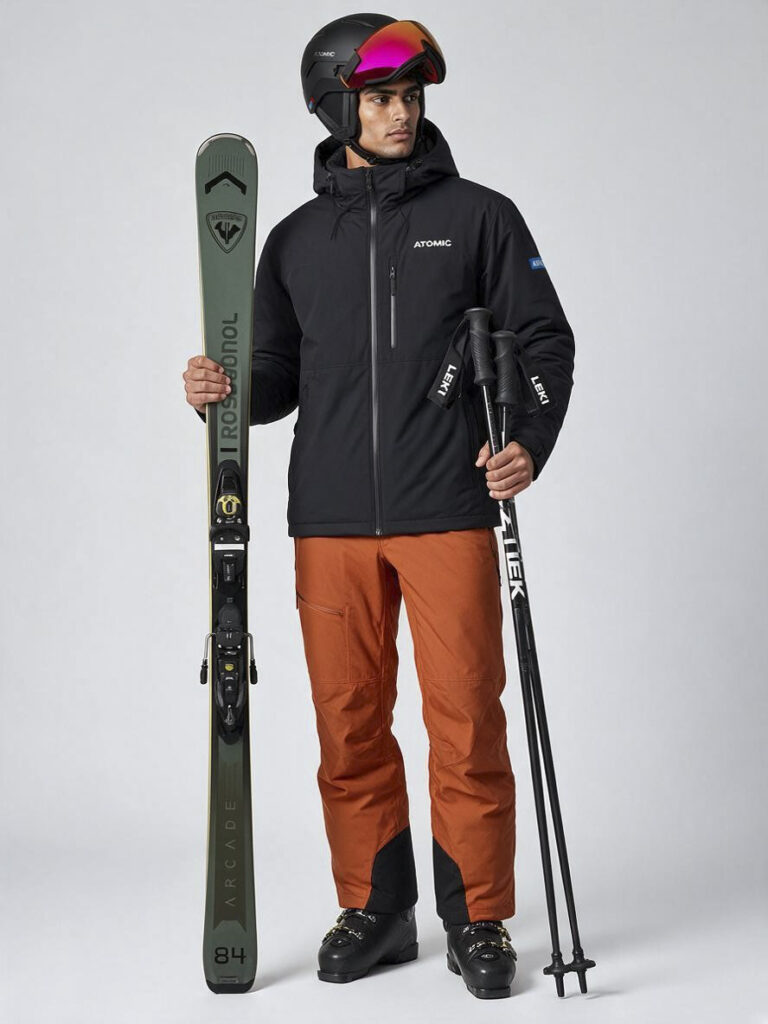 Rossignol Arcade 84 Model Sam met Atomic Savor Visor GT AMiD Rossignol Arcade 84 Model Sam met Atomic Savor Visor GT AMiD