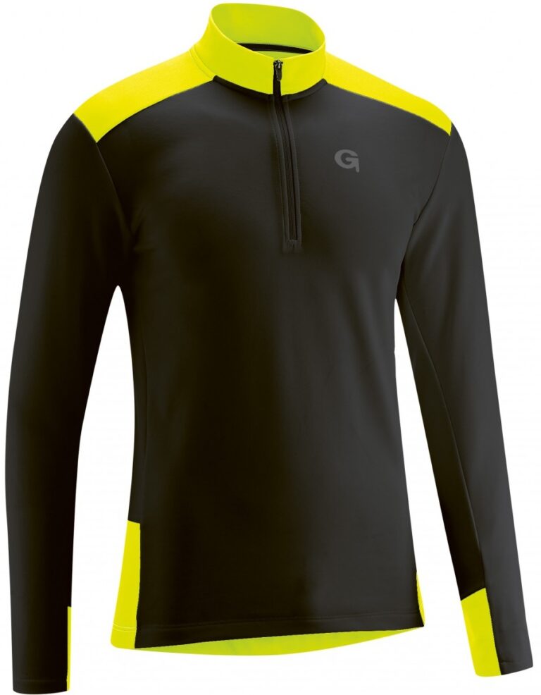 Gonso Moradal Fietsshirt Zwart Geel