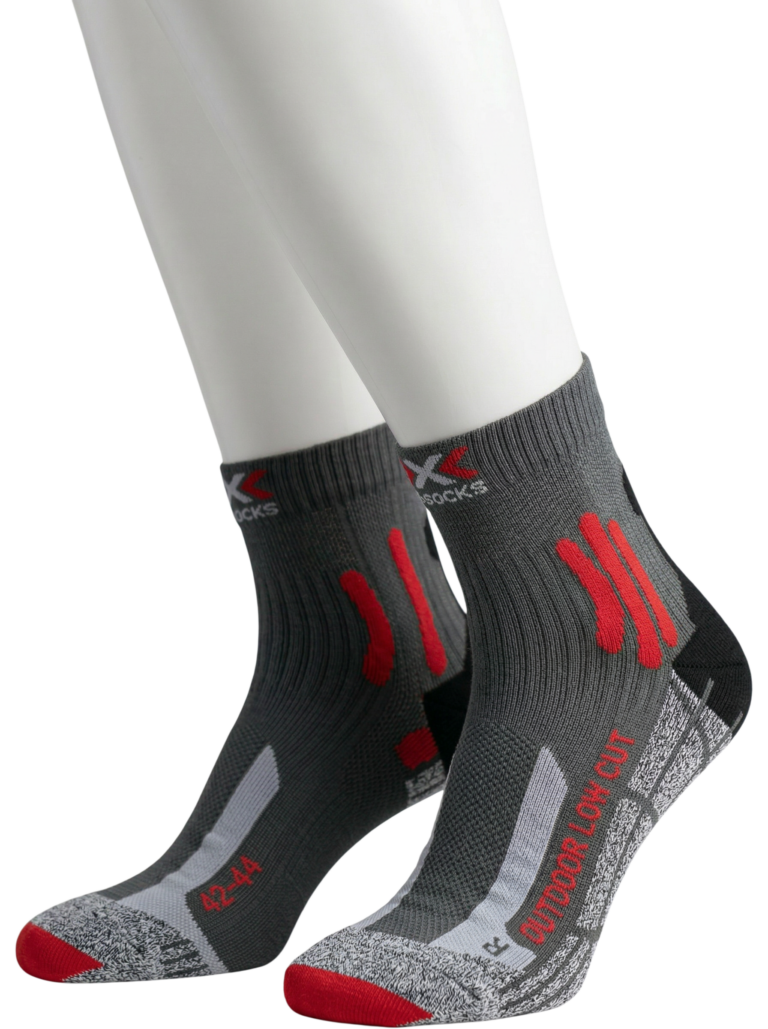 X-Socks Trek Outdoor Low Cut Grey Red