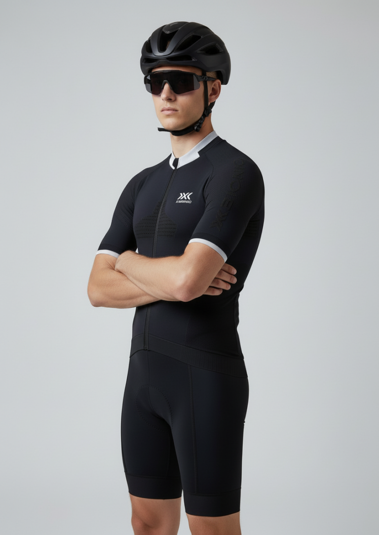 X-Bionic Invent Bike Zip Shirt Men black white