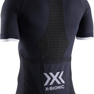 X-Bionic Invent 4.0 Bike Zip Shirt Women black white back