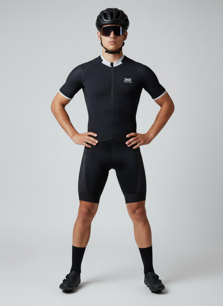 X-Bionic Invent Bike Zip Shirt Men black white