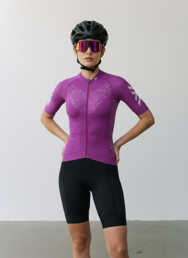 X-Bionic Twyce 4.0 Bike Zip Shirt W Pink White 2