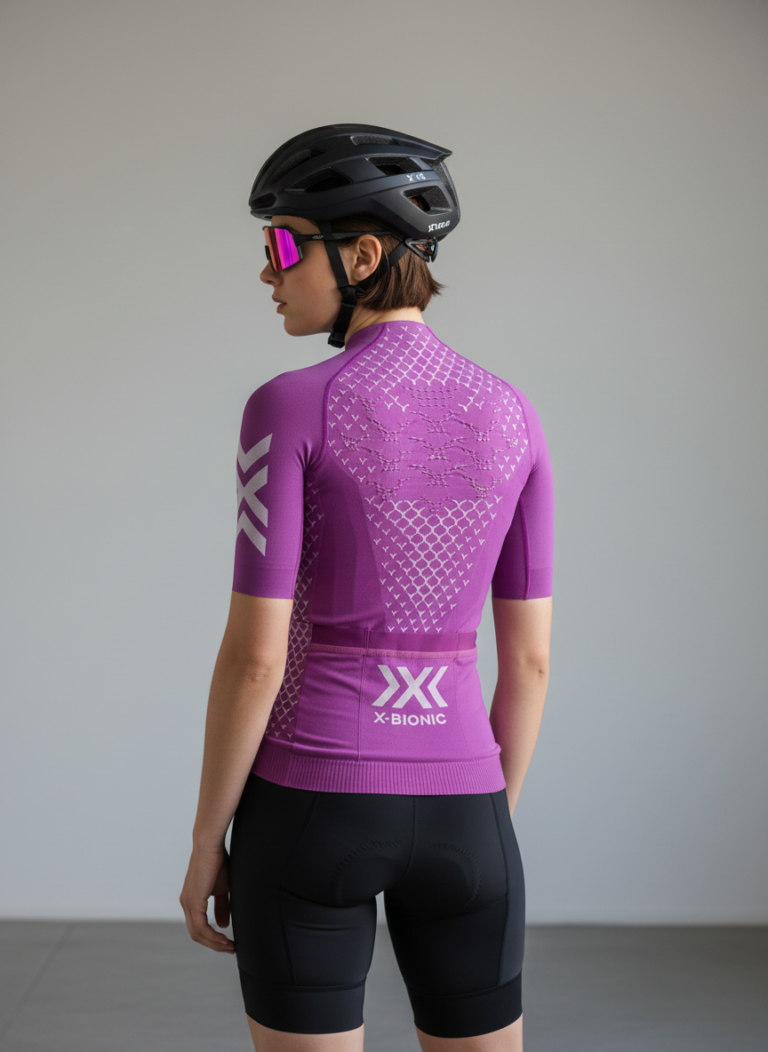 X-Bionic Twyce 4.0 Bike Zip Shirt W Pink White 4