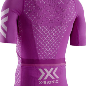 X-Bionic Twyce 4.0 Bike Zip Shirt Women Pink White back